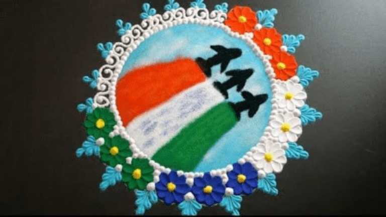 Republic Day Rangoli : गणतंत्र दिवस पर ऐसे बनाएं रंगोली, जरूर ट्राई करें ये आसान डिजाइन