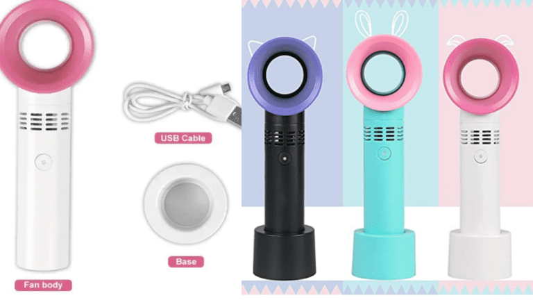 Mini pocket fan: बिना पंखुड़ियों वाला ये फैन देता है जबरदस्त कूलिंग,चार्ज करने पर मिलेगी घंटों तक ठंडी हवा