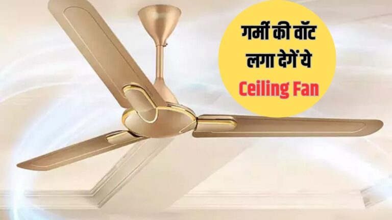गर्मी की वॉट लगा देगें ये Ceiling Fan, सस्ती कीमत में देते हैं फर्राटेदार हवा, बिजली खर्च के न के बराबर