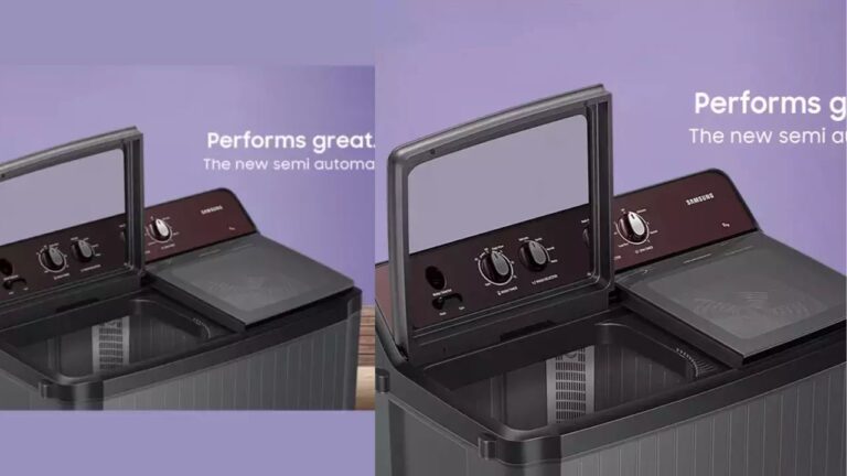 Samsung Washing Machine मिनटों में धुलती है कपड़े, सफाई देख आप भी कहेंगे वाह! पढ़ें डिटेल