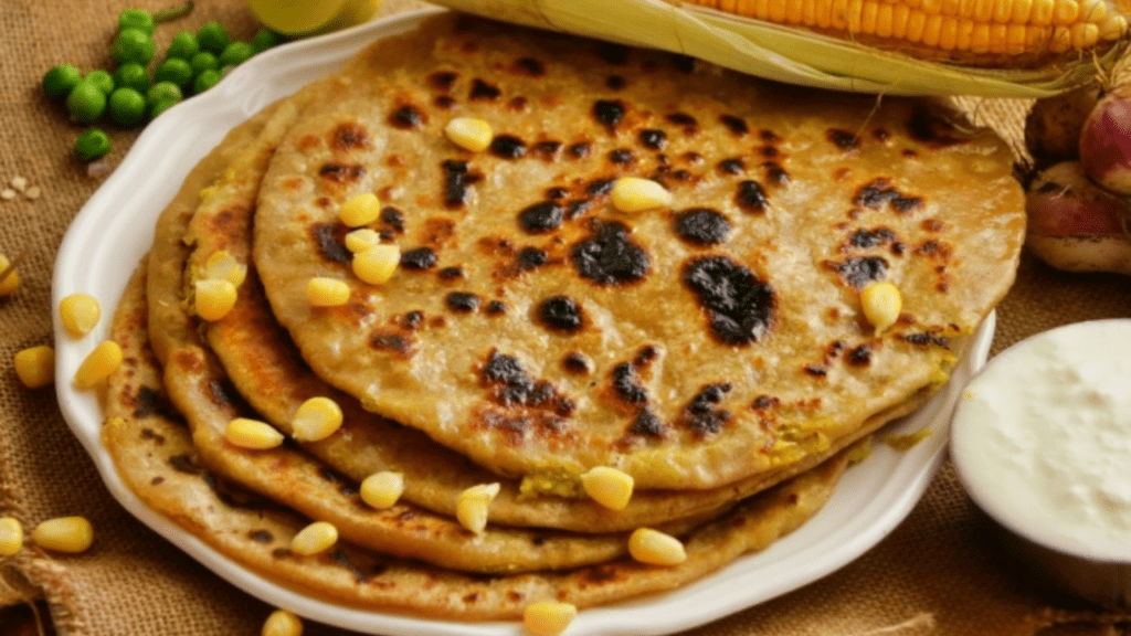 Corn Paratha Recipe