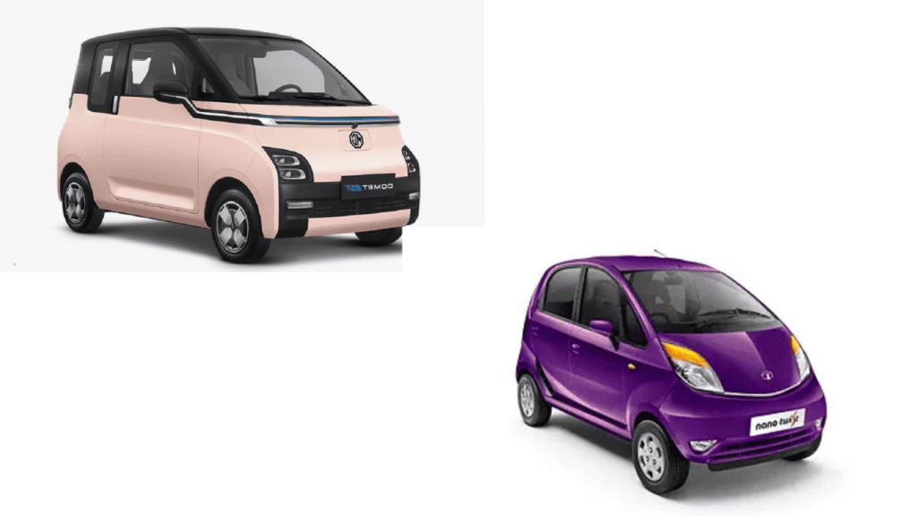 MG Comet EV Vs Tata Nano EV