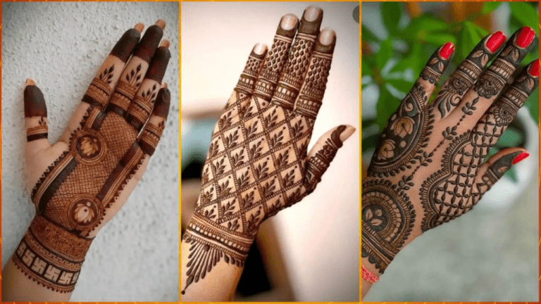 Mehndi Designs : शादियों में लगाएं ये खूबसूरत और ट्रेन्डी मेहंदी डिजाइन, हाथों में लग जाएंगे चार चांद, देखें