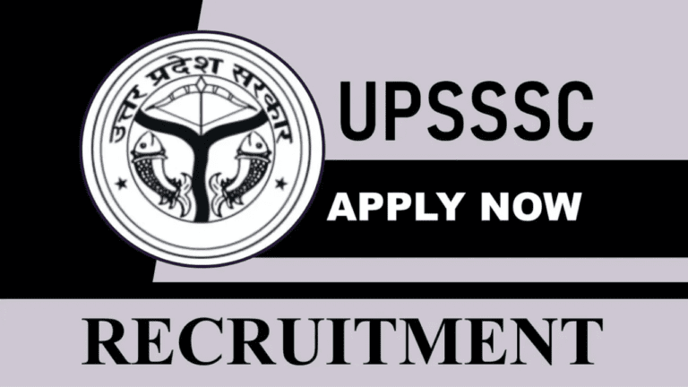 UPSSSC Recruitment : इस राज्य में कांस्टेबल के पदों पर निकली बंपर भर्ती, 12वीं पास करें आवेदन, मिलेगी अच्छी सैलरी