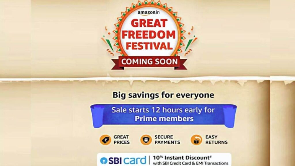 Amazon Great Freedom Festival Sale