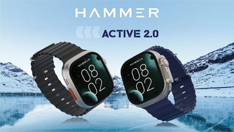 Hammer active 2.0 स्मार्टवॉच की हुई एंट्री, कम कीमत में दिए गए हैं जबरदस्त फीचर्स,पढ़ें डिटेल