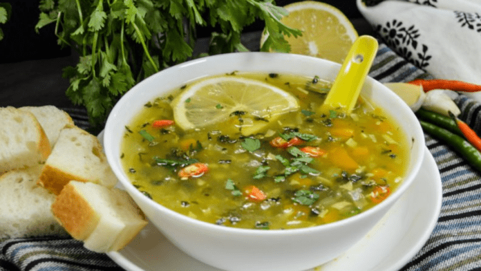 Lemon Coriander Soup Recipe