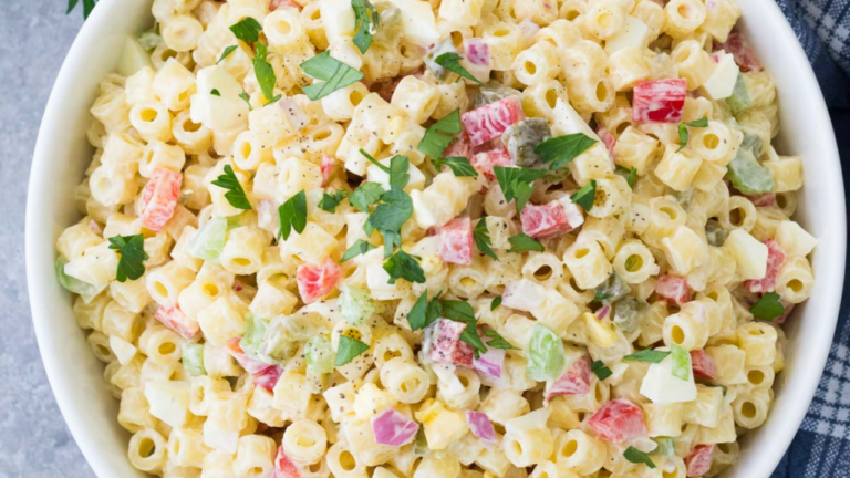 Macaroni Pasta salad : घर पर झटपट में बनाएं मैक्रोनी पास्ता सलाद, खाकर मन हो जायेगा हैप्पी