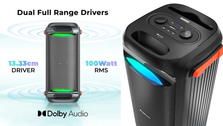 डॉल्बी ऑडियो के साथ Zebronics Zeb-Roxor स्पीकर भारत में हुए लॉन्च, जानें कीमत