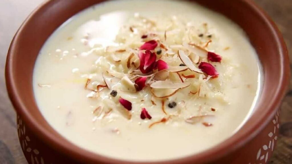 Coconut kheer recipe