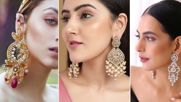 Earing Designs:दिखना चाहती हैं ट्रेंडी और स्टाइलिश तो इस तरह पहनें लंबे झुमके, गजब का दिखेगा लुक