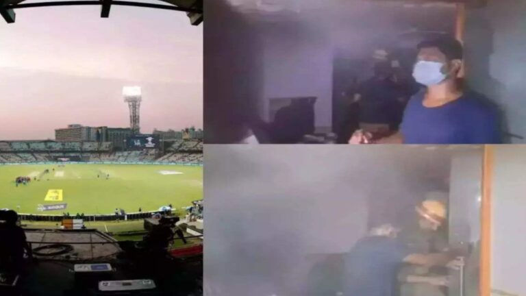 विश्व कप से पहले ईडन गार्डन में भयंकर आग, हुआ करोड़ों का नुकसान