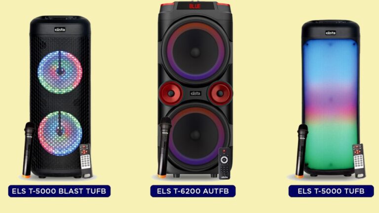 Elista Speaker: धूआं उड़ाने आ गया ये धांसू स्पीकर, धमाकेदार साउंड सुनकर हर कोई करने लग जाएगा डांस