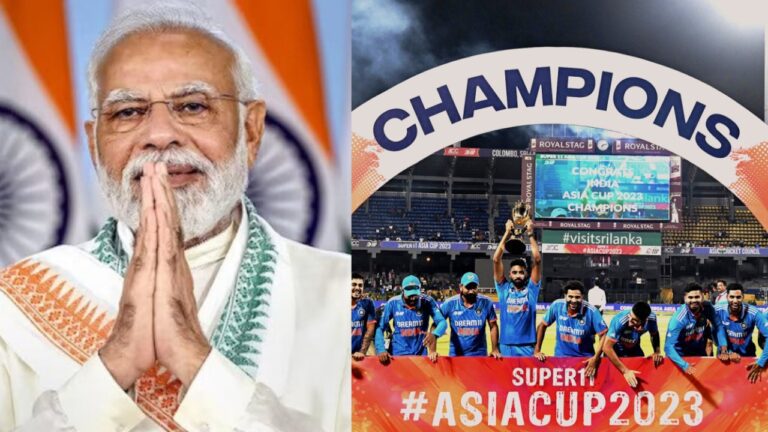 Asia Cup: प्रधानमंत्री मोदी ने दी भारतीय टीम को बधाई, टीम इंडिया कि शान में पढ़े कसीदे