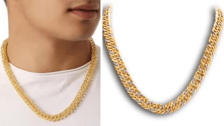 Chain designs for male : लड़के आज ही खरीदें ये यूनिक डिजाइन वाला चेन, पहनकर दिखेंगे बवाल