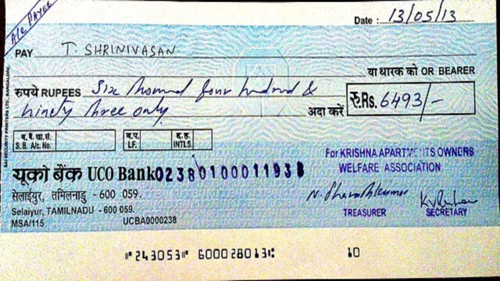 Cheque