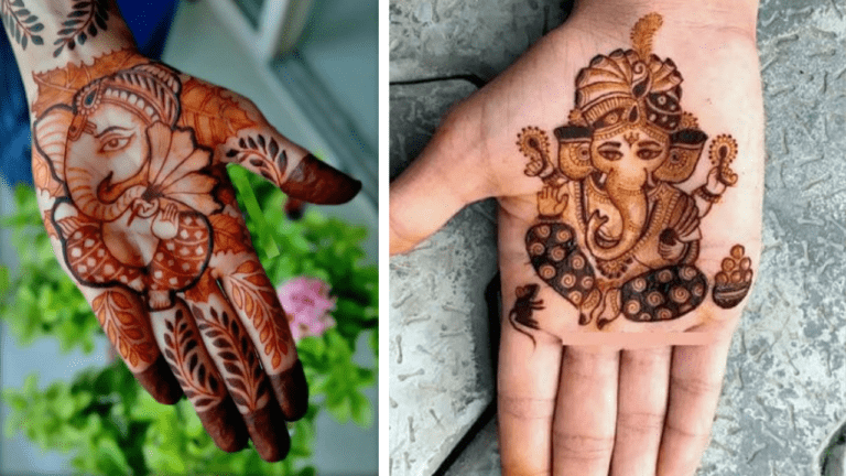 Mehndi Designs : गणेश चतुर्थी पर अपनी हथेली पर लगाएं ये ट्रेंडी मेंहदी के डिजाइंस, हर कोई करेगा तारीफ, देखें