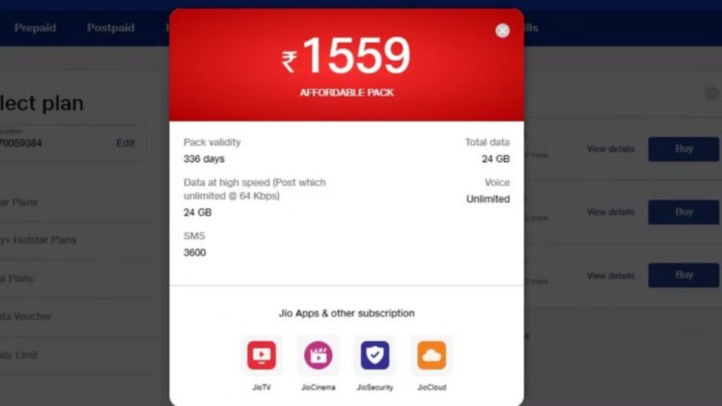 jio Recharge Plan