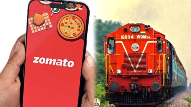 IRCTC ने Zomato के साथ की बड़ी डील,अब यात्रियों की सीट पर पहुंचेगा उनका मनपसंद खाना