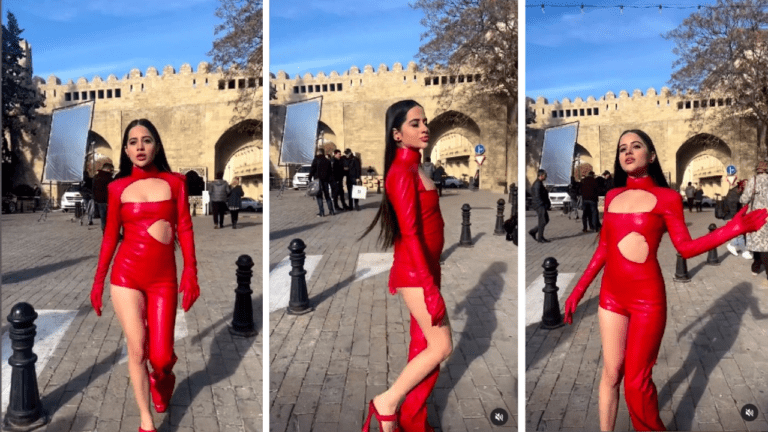 Urfi Javed ने अपने बोल्ड अदाओं से इंटरनेट का पारा किया हाई, लाल रंग की ड्रेस पहनकर फैंस को बनाया दीवाना