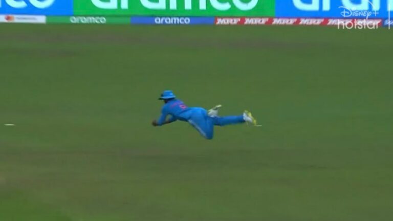 World Cup 2023 IND vs BAN: जडेजा के इस कैच से अंपायर भी चौंके, भारत के फील्डिंग कोच से कर डाली ये मांग